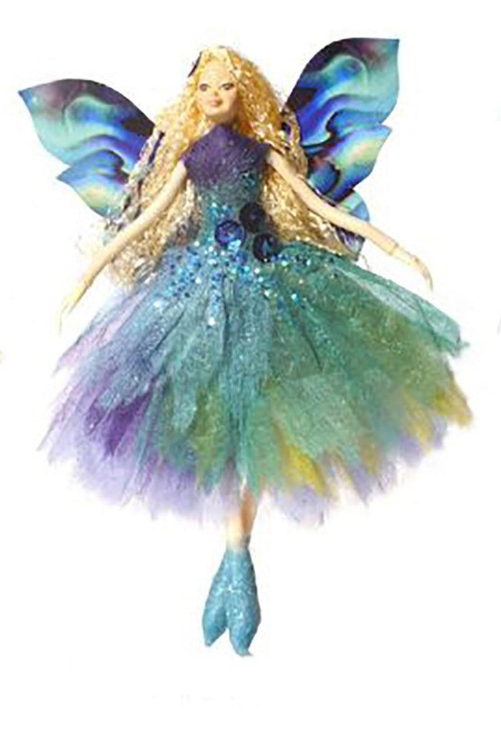 Pretty NZ Paua Shell Fairy Doll