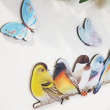 Pretty Flock of Birds and Butterflies Wall Art - ShopNZ