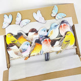 Pretty Flock of Birds and Butterflies Wall Art - ShopNZ