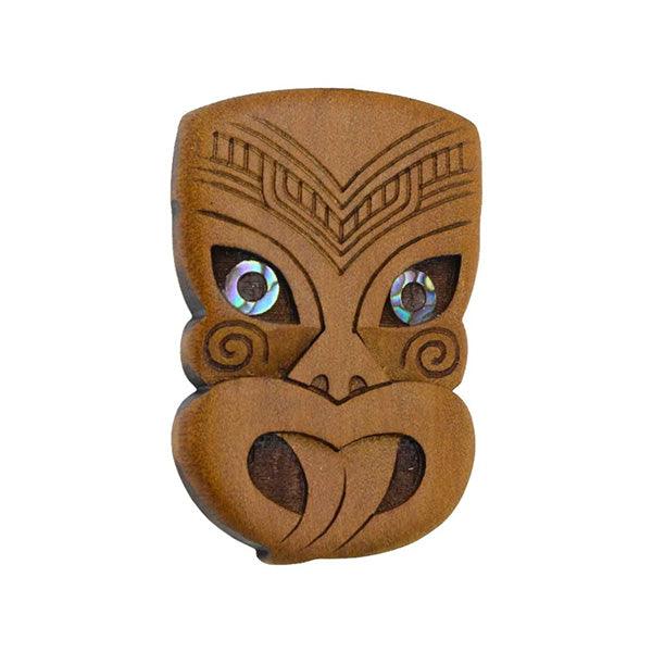 Maori Wheku Face Kauri Fridge Magnet
