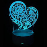 Aroha Love LED Night or Mood Light - ShopNZ