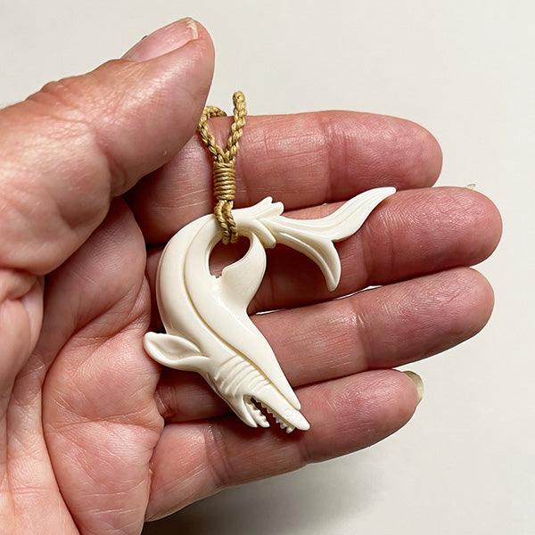 Scary Bone Shark Necklace - ShopNZ