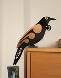 NZ Made Outdoor Tui Bird On Stand - ShopNZ