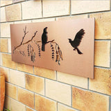 Large Tui on Kowhai Wall Panel - ShopNZ