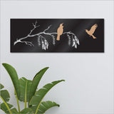 Large Tui on Kowhai Wall Panel - ShopNZ