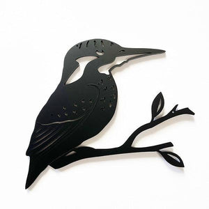 NZ Made Kingfisher Bird Wall Art - ShopNZ