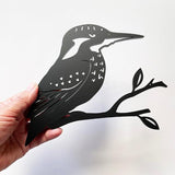 NZ Made Kingfisher Bird Wall Art