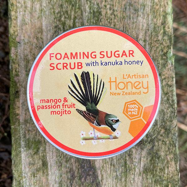 Mango and Passionfruit Sugar Scrub with Kanuka Honey - ShopNZ