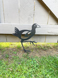 Corten Steel Pukeko Outdoor Garden Ornament - ShopNZ