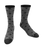 Grey NZ Kiwi Bird Merino Socks - ShopNZ