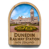 Dunedin Railway Station NZ Fridge Magnet