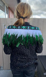 Emerald Green Short Korowai Cape - ShopNZ