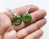 Greenstone Koru Earrings - ShopNZ