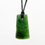 Genuine NZ Greenstone Toki Necklace with Kowhaiwhai Carving