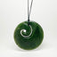 Whopper 8cm Genuine NZ Greenstone Koru Necklace