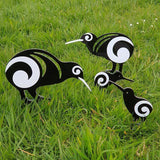 Set of Aluminium Kiwi Bird Garden Ornaments - ShopNZ