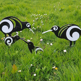 Set of Aluminium Kiwi Bird Garden Ornaments - ShopNZ