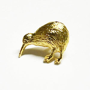 Gold Kiwi Pinback Badge
