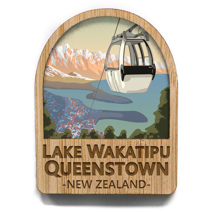Lake Wakatipu Queenstown Gondola Fridge Magnet