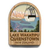 Lake Wakatipu Queenstown Gondola Fridge Magnet - ShopNZ