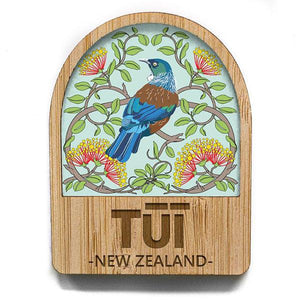 Pretty Native NZ Tui Bird Fridge Magnet - ShopNZ