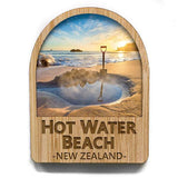 Hot Water Beach Coromandel NZ Fridge Magnet