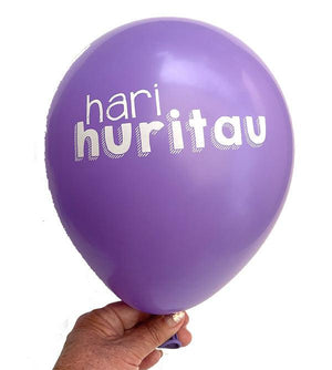Happy Birthday Balloons in Maori Hari Huritau - ShopNZ