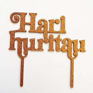 Hari Huritau Maori Happy Birthday Cake Topper - ShopNZ