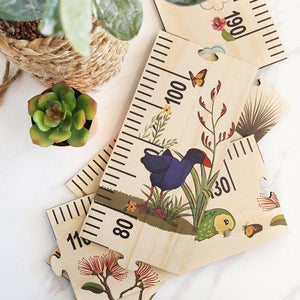 Gorgeous NZ Birds and Flowers Height Chart - ShopNZ