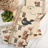 Gorgeous NZ Birds and Flowers Height Chart - ShopNZ