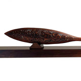 Maori Waka Hoe Paddle - Stand Optional or Wall Hung - ShopNZ