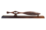 Maori Waka Hoe Paddle - Stand Optional or Wall Hung - ShopNZ