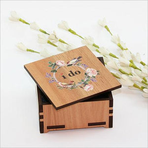 Cute I Do Wedding Ring Jewellery Box - ShopNZ