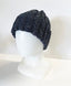 Dark Blue Hand Knitted Wool Beanie