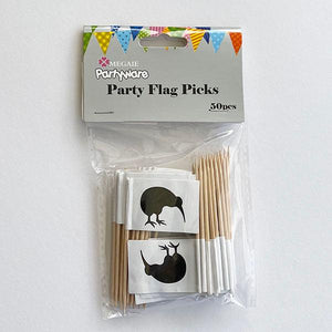 NZ Kiwi Bird Flag Party Toothpicks - ShopNZ