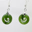 Greenstone Koru Earrings