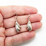 Solid NZ Sterling Silver Kowhai Flower Earrings - ShopNZ