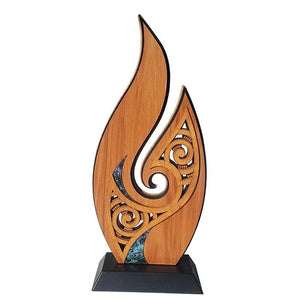 Stylised Maori Fish Hook Trophy - ShopNZ