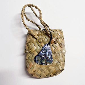 Mini Kete Bag with Paua Shell Necklace - ShopNZ