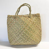 Flax Maori Kete Style Hand Bag 30cm x 28cm - ShopNZ