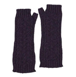 Merino Possumsilk Cable Long Gloves - ShopNZ