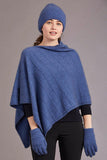 Merino Possum Silk Asymmetric Poncho - ShopNZ