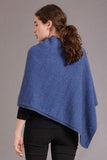 Merino Possum Silk Asymmetric Poncho - ShopNZ