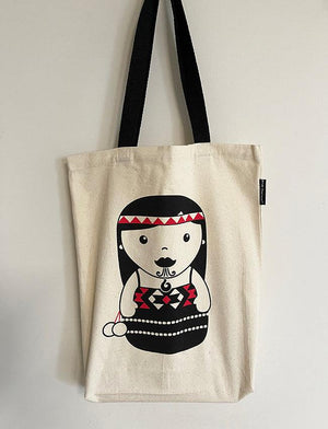 Maori Girl Strong Canvas Bag - ShopNZ