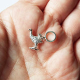 Sterling Silver Moa Charm - ShopNZ