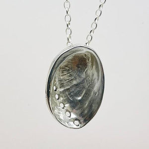 Stone Arrow Baby Paua Shell Sterling Silver Necklace - ShopNZ