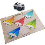 Printed Origami Planes Wall Art - ShopNZ