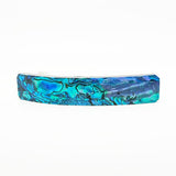 Slim Paua Shell Barrette Hair Clip - ShopNZ