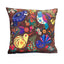 NZ Birds and Flower Chocolate Brown Cushion Cover