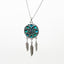 Paua Shell Dream Catcher Necklace